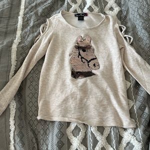 Love Alexa horse long sleeve shirt